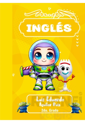 Toy Story Amarillo Portada Ingles